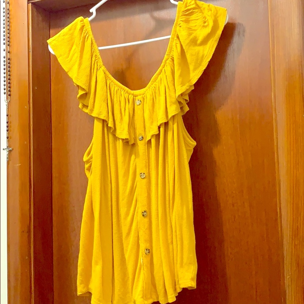 Turmeric Yellow Cute + Comfy Top